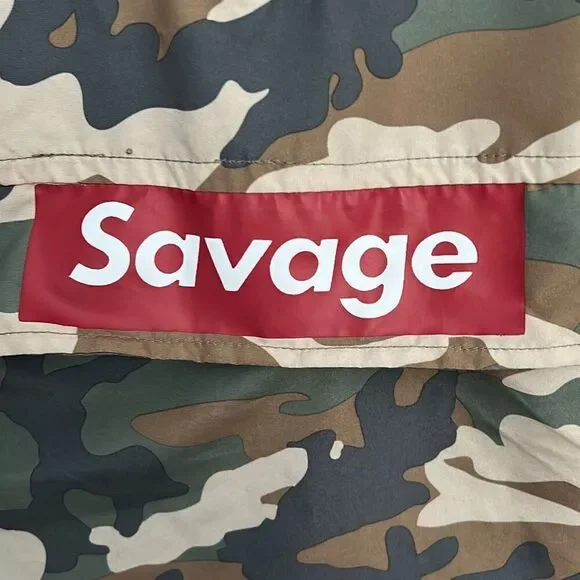 Brooklyn Cloth Savage Camouflage Pullover Hooded Jacket Medium - Picture 3 of 8
